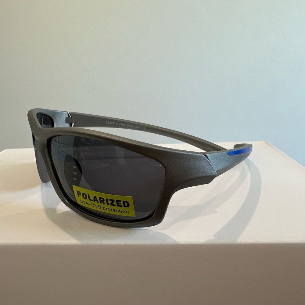 Razor Style Sporty Sunglasses, Plastic Frames, Polarized Lenses, UVA-UVB Protect - Picture 7 of 7
